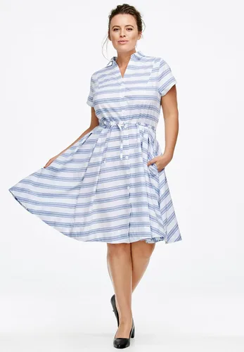 Vista 6 de Ellos Vestido Sandy Shirtwaist de talla grande para mujer