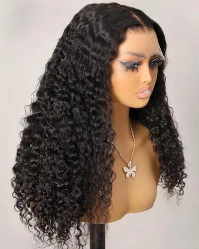Vista 16 de BEEOS - Peluca frontal encaje HD 13x6 ondas corporales densidad 180% cabello humano nudos decolorados 18 pulgadas