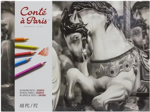 Vista 9 de Conté à Paris Lápices Pastel de 24 colores variados