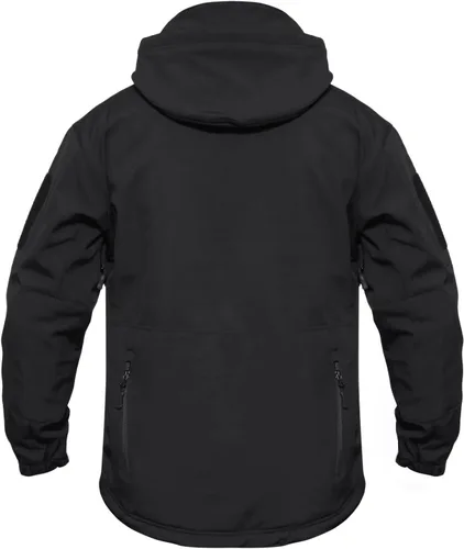 Vista 2 de MAGCOMSEN - Chaqueta táctica con capucha para hombre, impermeable, suave, abrigo de invierno