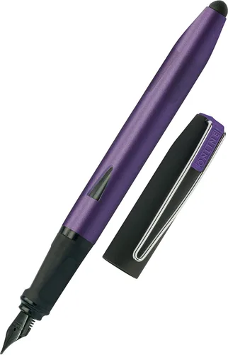 Vista 2 de Online Pluma estilográfica Switch Plus, pluma estilográfica con cartucho de tinta y pluma táctil, punta de lápiz digital para tabletas y teléfonos