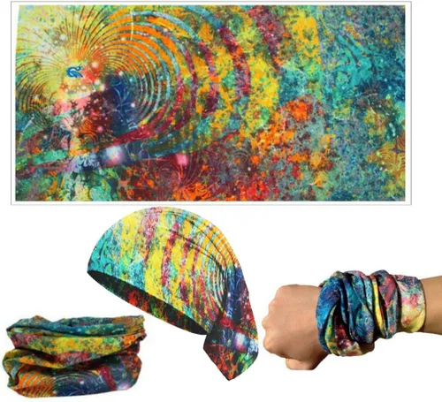 Vista 8 de Paliacate multifuncional como pasamontañas y cubrebocas para exteriores, deportes, ejercicio, yoga, protege contra rayos UV, Balaclava, L, 12 piezas