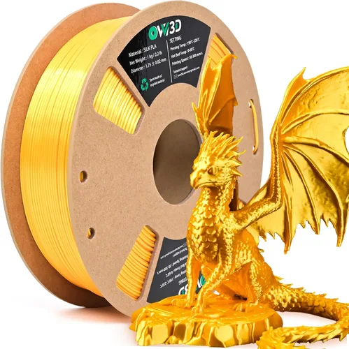 Vista 44 de OVV3D - Filamento PLA para impresora 3D de 8.82 oz x 4 bobinas, PLA Transparente Pla Multicolor