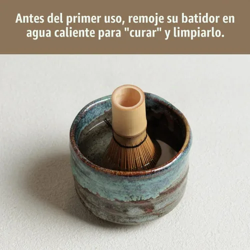 Vista 6 de Juego de iniciación de matcha tradicional Naoki Matcha