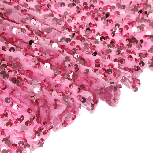 Vista 8 de Tela iridiscente de lentejuelas de terciopelo brillante, tela brillante, para vestido, telón de fondo de lino, fiesta de cumpleaños, decoración