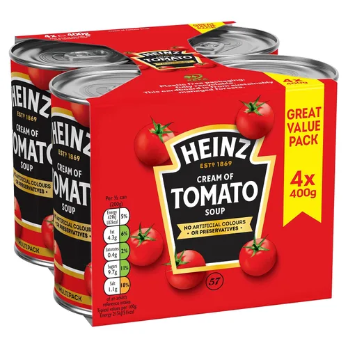 Vista 3 de Heinz "Classic" Crema de Sopa de Champiñones 400 g / 14.10 oz