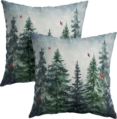 Vista 31 de Fundas de almohada de brújula de ancla, fundas de almohada náuticas para exteriores, fundas de cojín decorativas de rayas azules y blancas, fundas
