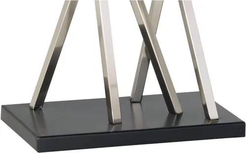 Vista 4 de Asymmetry - Lámpara de mesa grande de 30 pulgadas, diseño geométrico