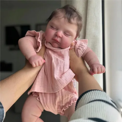 Vista 9 de iCradle Preciosa muñeca de bebé Reborn de 18 pulgadas, cuerpo suave, de silicona, realista, muñeca recién nacida, juguete para niños a partir de 3