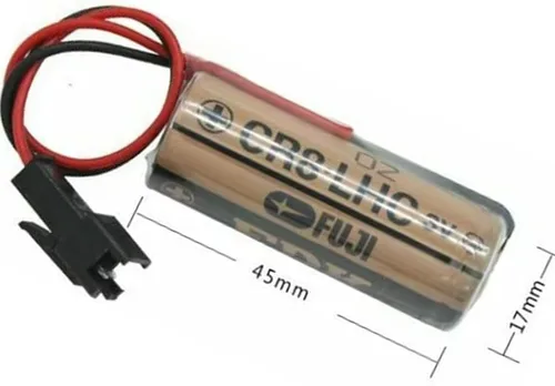 Vista 3 de WELLVEUS『Paquete de 100 unidades」CR8. LHC 17450 3V Batería 2600mAh no recargable para Fuji FDK Batería de reserva de memoria de batería de fuente