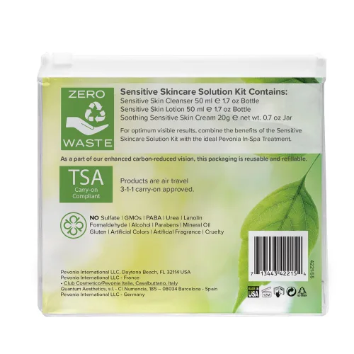 Vista 2 de Pevonia Kit de solución para el cuidado de la piel sensible, juego de 3 piezas
