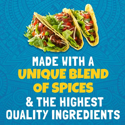 Vista 3 de Ortega Mezcla de condimentos, 40% menos de tacos de sodio, 1 onza