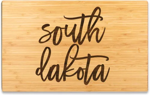 Vista 50 de Andaz Press Alabama State - Tabla de cortar de madera de bambú, 17.75 x 11 pulgadas, caligrafía, paquete de 1, tabla de cortar grande grabada
