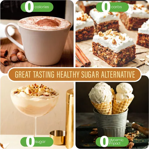 Vista 5 de Stevia Drops Coconut, Black Cherry, & Hazelnut Stevia Select Keto Coffee Sugar-Free Stevia Flavors Bundle (3) Pack
