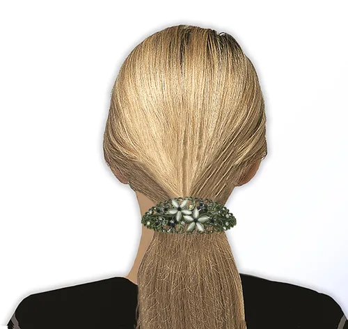 Vista 6 de Paquete de docenas de pasadores grandes jcgy con cristales brillantes, pinzas para el cabello gruesas, 1 unidad de 12 colores, 0052-D