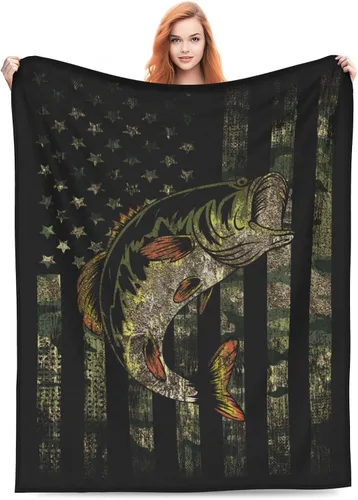 Vista 11 de Bluetick Coonhound - Manta de franela de forro polar, regalo de bandera estadounidense, manta patriótica de forro polar, edredón de franela