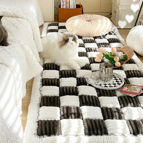 Vista 5 de LiveGo - Funda protectora para sofá de perro, cama lavable para perros grandes, funda de sofá apta para mascotas (Negro, 45x45 cm/17.7x17.7 in)