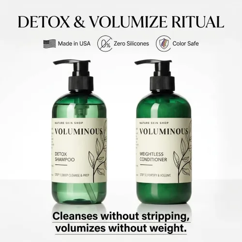 Vista 6 de Nature Skin Shop Acondicionador para el cabello voluminoso 8 onzas