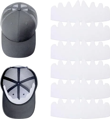 Vista 10 de YUXIANLB 10 piezas de gorras de béisbol negras, moldeadores de fieltro para Negro