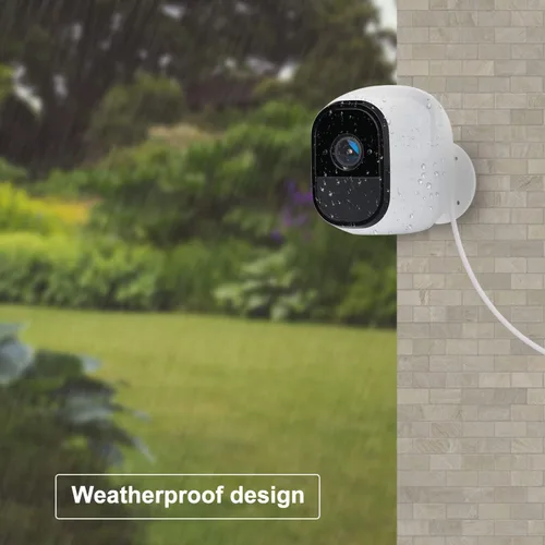 Vista 3 de Paquete de 2 cables de alimentación para Arlo Pro y Arlo Pro 2, cable USB resistente a la intemperie de 16.4 pies, con adaptador de corriente 3.0
