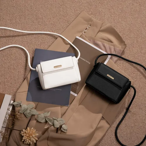 Vista 7 de CLUCI Bolso cruzado para mujer, bolso cruzado de cuero vegano para mujer, bolsos cruzados, bolsos pequeños de hombro con 2 correas ajustables