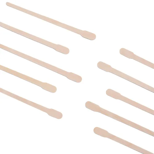 Vista 3 de Hedume Paquete de 2000 espátulas de cera Whaline Wood Waxing Applicator Sticks Small para depilación y cuerpo de cejas