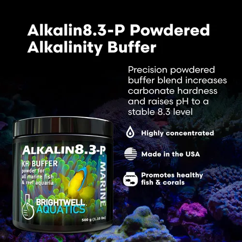 Vista 2 de Brightwell Aquatics Alkalin8.3-P Reef Alkalinity Buffer Powder, 8.8 lbs