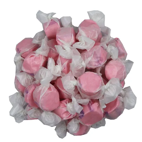 Vista 9 de Dulces gourmet suaves y masticables de agua salada, envueltos individualmente, bolsa a granel (pastel de manzana, 1 libra (paquete de 1))
