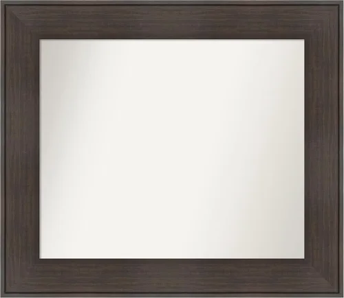 Vista 27 de Amanti Art Espejo personalizado, espejo de baño de veta de madera rústica William, espejo de pared o espejo de tocador de baño sobre el fregadero