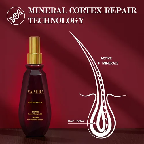 Vista 5 de Saphira The One Healing Repair – Professional Hair Care with Dead Sea Minerals