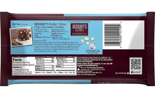 Vista 2 de Hershey's Chips para hornear blancos Premier, 12 onzas, paquete de 2