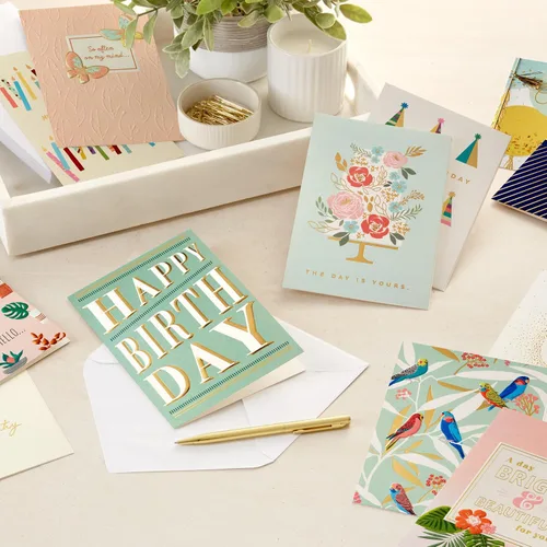 Vista 2 de Hallmark - Tarjetas surtidas (paquete de 12) para cumpleaños, felicitaciones, condolencias, agradecimiento