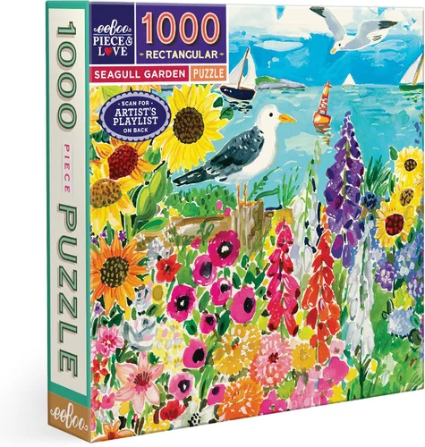 Vista 11 de eeBoo Rompecabezas de 1000 piezas, rompecabezas de Copenhague para adultos, cuadrado de 23 x 23 pulgadas, fabricado con tablero reciclado y tinta a