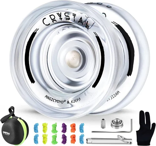 Vista 29 de MAGICYOYO K2 Responsive Yoyos para niños de 8 a 12 años, paquete de yoyo profesional de doble función con función de giro de dedo, yoyo profesional