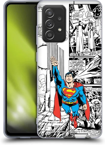 Vista 9 de Head Case Designs Funda de gel suave con licencia oficial de Superman DC Comics Collage Comicbook Art compatible con Galaxy A52 / A52s / 5G (2021)