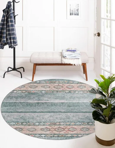 Vista 13 de Unique Loom Timeless Collection - Alfombra rectangular (2' x 3' 1", rectangular, gris/marfil)