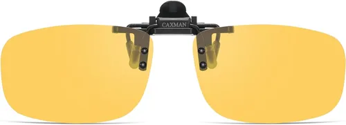 Vista 15 de Gafas de sol polarizadas con clip de metal abatibles y sin montura para gafas graduadas Negro