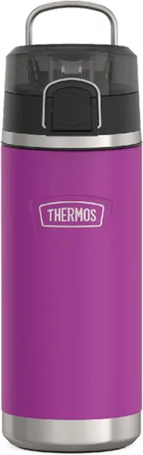 Vista 8 de THERMOS ICON Botella de agua aislada a prueba de fugas de 18 onzas con boquilla, mantiene las bebidas frías 16 horas, asa de transporte, apta