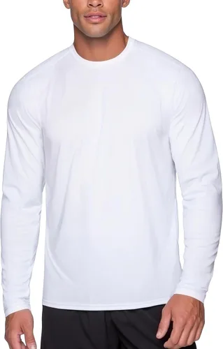 Vista 19 de Zengjo Camisetas atléticas que absorben la humedad para hombre, de manga larga, para entrenamiento, correr, gimnasio, rendimiento, protección UV