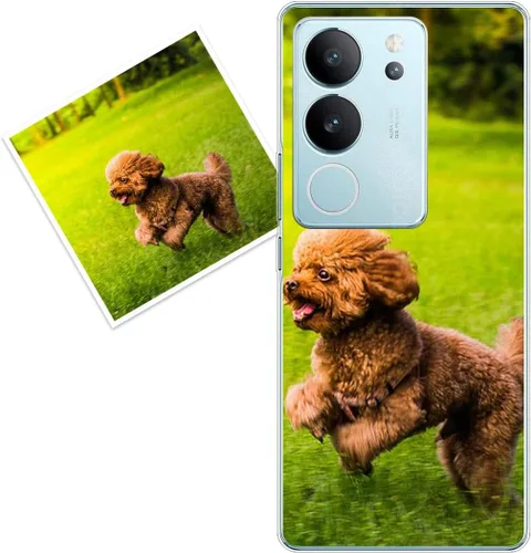 Vista 124 de Funda personalizada compatible con Oppo A1 Pro, fundas de teléfono personalizadas con imagen de foto, imagen de texto, cubierta transparente