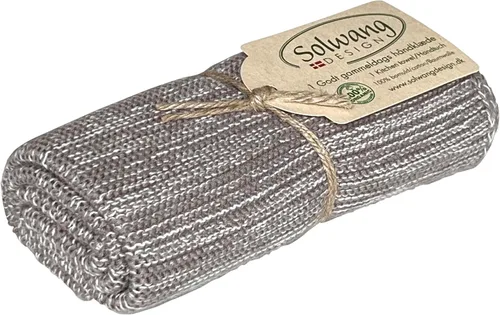 Vista 30 de Solwang 100% algodón orgánico certificado fabricado en la India Toalla de cocina/mano de diseño danés (verde ártico orgánico)