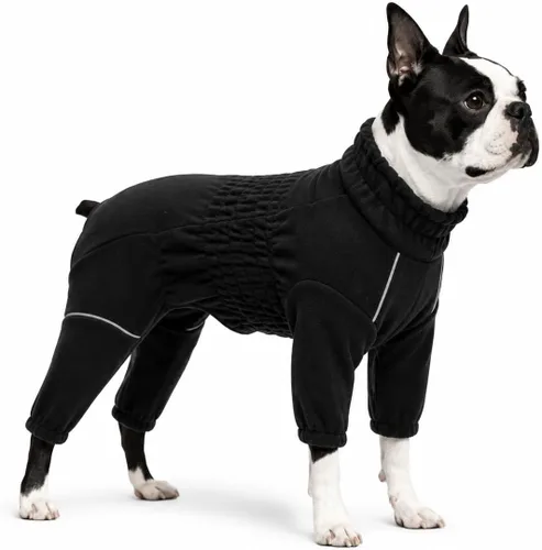 Vista 15 de Lovelonglong Abrigo cálido para perro, chaqueta resistente al viento para perros pequeños, medianos y grandes, abrigo de invierno de forro polar