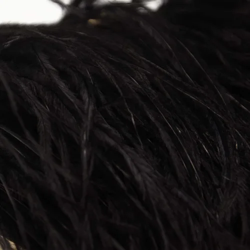 Vista 4 de Miuco Bolso de mano de plumas para mujer, bolso cruzado de hombro