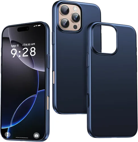 Vista 36 de GRECAZO Funda delgada para iPhone 16 Pro Max, ultra fina, color negro