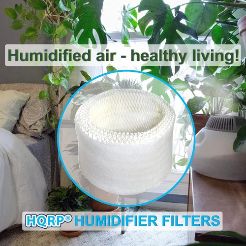 Vista 4 de HQRP Paquete de 3 filtros compatibles con Honeywell HCM-600 Series HCM-630 HCM-631 HCM-632 HCM-635 HCM-645 HCM-646 HCM-650 QuietCare Humidificador