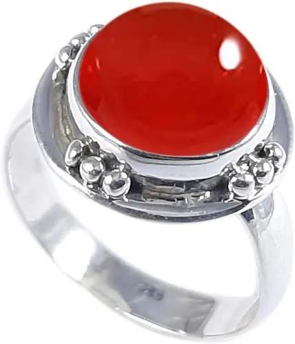 Vista 11 de Anillo de plata esterlina 925 para las mujeres joyas de piedras preciosas anillo joyería de moda para su venta Helloween (R-1369)