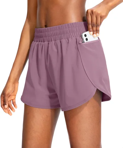 Vista 33 de Soothfeel Pantalones cortos deportivos para mujer de 3"/5" para Negro