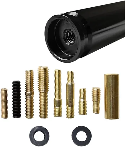 Vista 4 de 50 Cal Bullet Antena de repuesto Ford F150 F250 F350 Dodge Ram 1500 2500 Jeep Wrangler Toyota Tundra (negro)