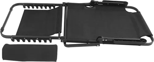 Vista 5 de Respaldo de cama de elevación ajustable con reposabrazos, gran cama plegable para sentarse, soporte de respaldo portátil multifunción con almohada