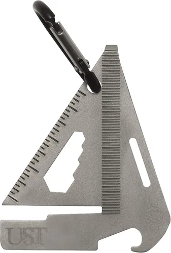 Vista 9 de UST Tool-a-Long - Mosquetones multiherramienta con construcción duradera y compacta de acero inoxidable para senderismo, kayak, campamento, viajes